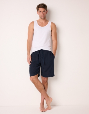 Mens Organic Double Cotton Short