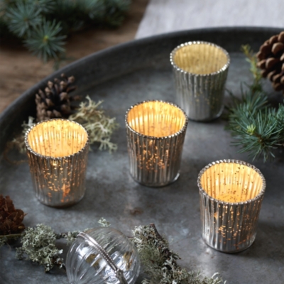 Mercury Candle Holders Set of 4 Candle & Fragrance Accessories