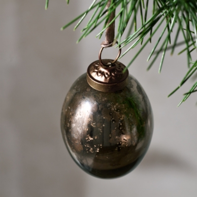 Mercury Oval Bauble – 5cm