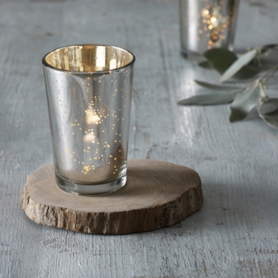 Mercury Tall Tealight Holder Candle Holders The White Company UK