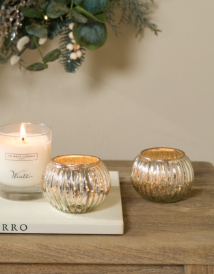 Mercury Tealight Holders – Set of 2