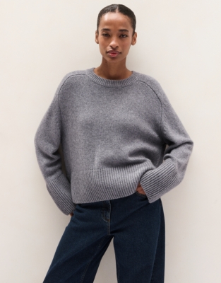 Merino Cashmere Crew Neck Jumper