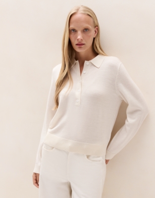 Merino Polo-Collar Jumper