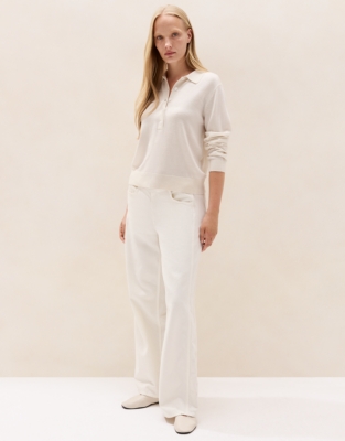 Merino Polo-Collar Jumper