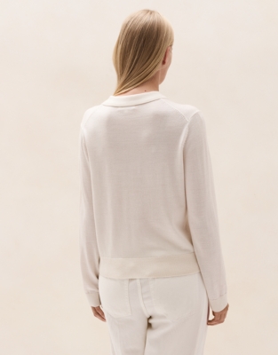 Merino Polo-Collar Jumper