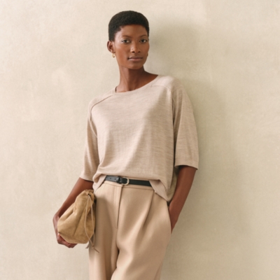 Merino Wool Knitted T-shirt