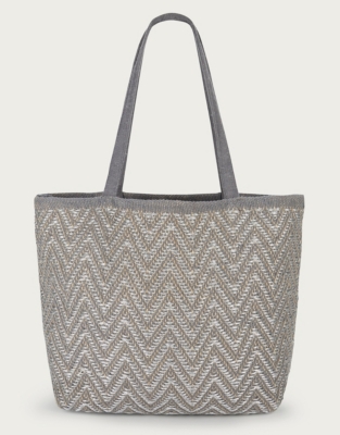 Metallic Canvas Beach Bag | Bags & Purses | The White Company UK