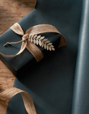 Metallic Fir Green Wrapping Paper – 10m