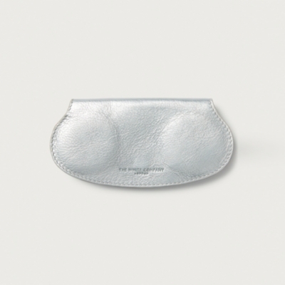 Metallic Leather Glasses Case Accessories Sale The White