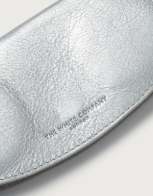 Metallic Leather Glasses Case