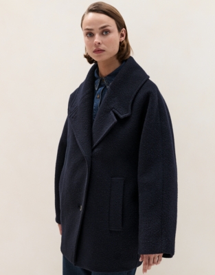 Mid Length Cocoon Coat