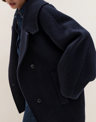 Mid Length Cocoon Coat
