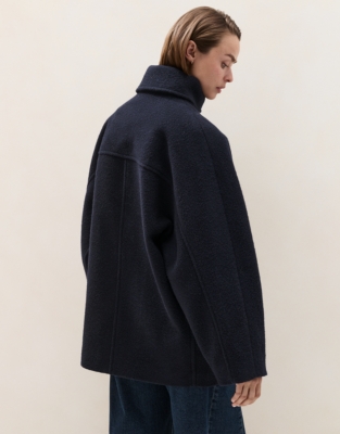Mid Length Cocoon Coat
