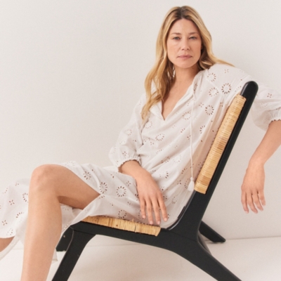 Midi Broderie Beach Cover Up