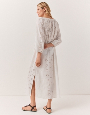 Midi Broderie Beach Cover Up