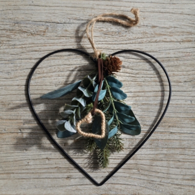 Mini Dressed Nordic Heart Christmas Decoration | Christmas | The White ...