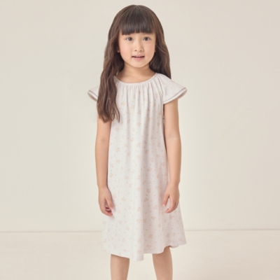 Mini Floral Flutter Sleeve Nightie (1–12yrs)