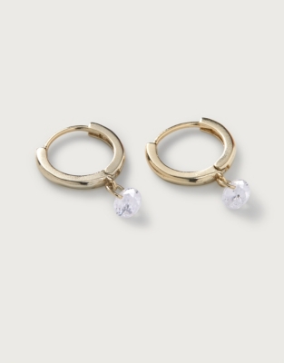 Mini Gem Huggie Earrings
