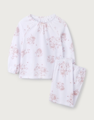 White company best sale girls pjs