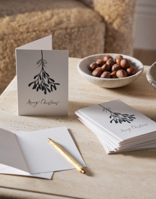 Mistletoe Charity Christmas Cards – Set of 12