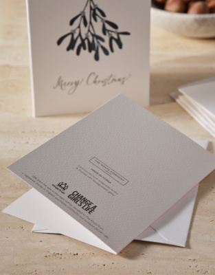 Mistletoe Charity Christmas Cards – Set of 12