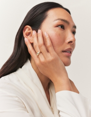 Mixed Metal Dome Ring