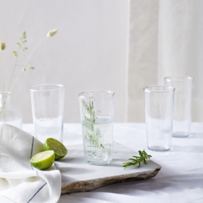 Moreton Highball Glasses Set of 4 Glassware The White Company US