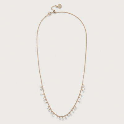 Multi CZ Stone Fine Necklace
