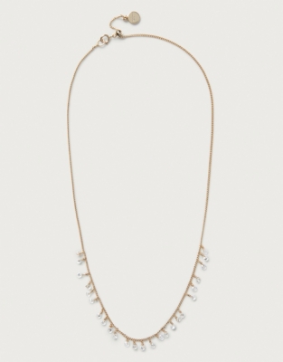 Multi CZ Stone Fine Necklace
