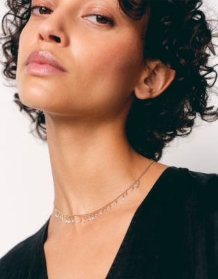 Multi CZ Stone Fine Necklace