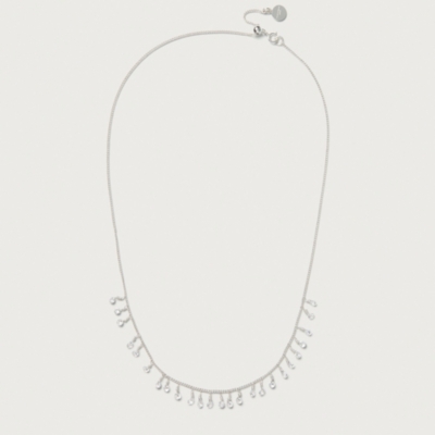 Multi CZ Stone Fine Necklace