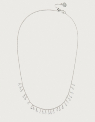 Multi CZ Stone Fine Necklace