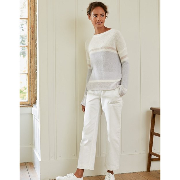 Multi Stripe Sweater | Sweaters & Cardigans | The White Company US