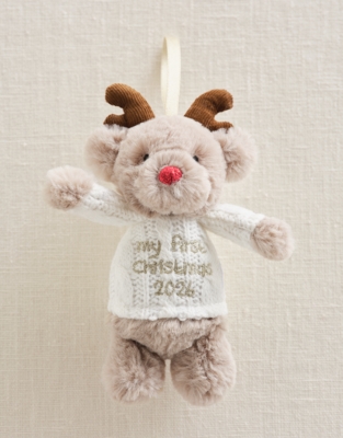 My First Christmas Jingles Reindeer Decoration