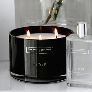 Image result for Noir Three Wick Candle white company