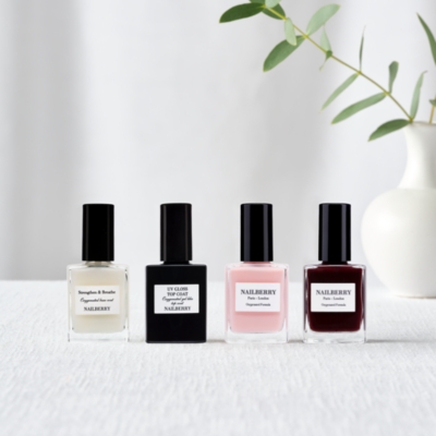 Nailberry Mini Nail Polish Travel Set – Set of 4