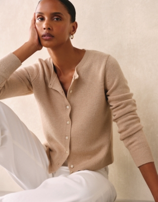 Neat Crew Neck Cardigan