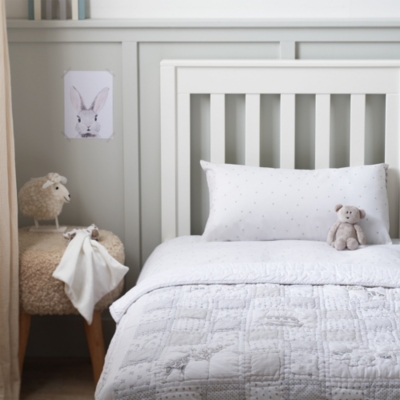 White company shop cot bumper