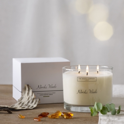 Winter Large Candle | Home Fragrances | The White Company UK