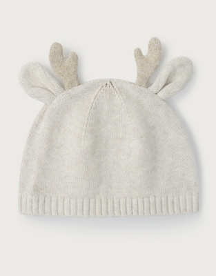 Novelty Reindeer Hat (024mths) Baby Sale The White Company US