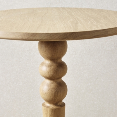 Oak Pedestal Table