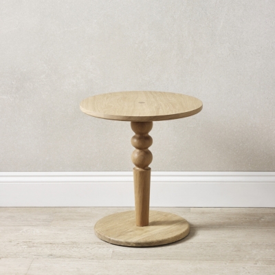 Oak Pedestal Table