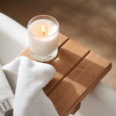 Oak Wood Bath Tidy