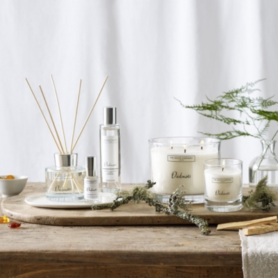 Oakmoss Large Candle Candles & Fragrance Sale The White Company UK