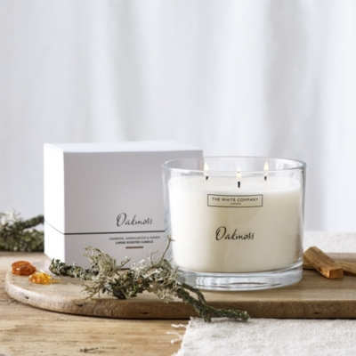 Oakmoss Large Candle Candles The White Company UK