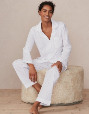 The white best sale company pyjamas