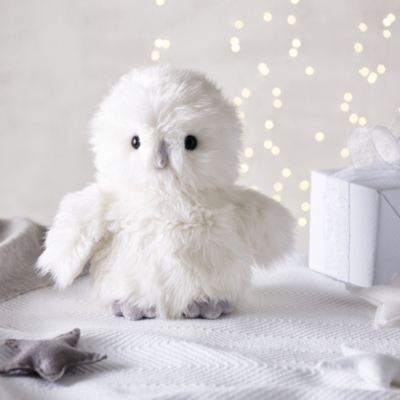 White sale stuffed owl