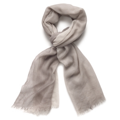 white company cashmere scarf