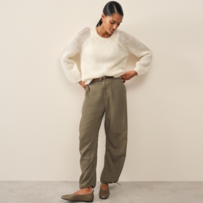 Open Stitch Jumper with Mohair