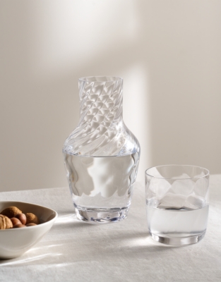 Optic Carafe and Tumbler Set